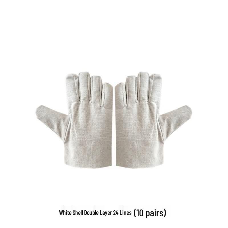 Рабочие брезентовые перчатки Yonghao Yinghong 10 Pairs per Pack
