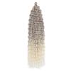 Heat Resistant Fiber Deep Wave Wig Ombre Marly Hair Synthetic Crochet Hair Kinky Curly Hair