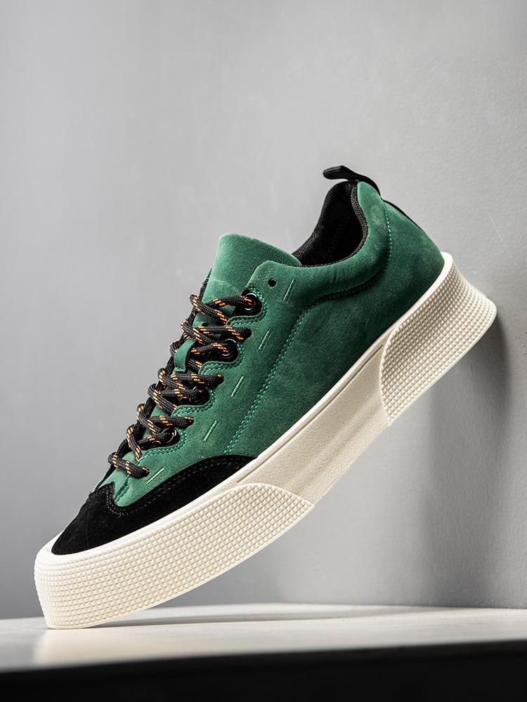 Men Shoes Spring/Autumn Flock Platform Shoes Fashion Canvas Casual Shoes Sports Board Shoes Man Flats Sneakers Zapatos De Hombre