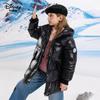 Disney Kids' Mid-Length Hooded Down Jacket