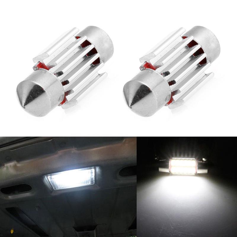 2Pcs 31Mm 4014 12Smd C5W Car Led Light Canbus Dome Interior Reading Lamp