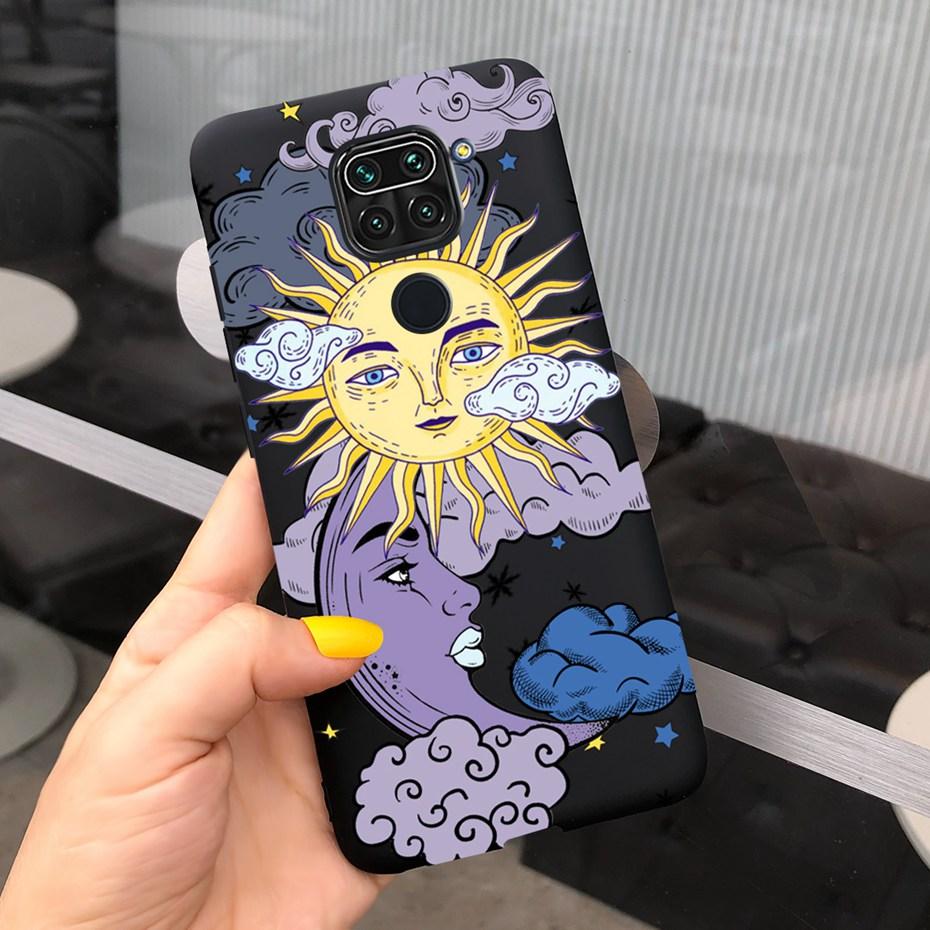 For Xiaomi Redmi Note 9 Case Luxury Sunflower Lavender Silicon Phone Back Cover Case For Redmi Note 9 Pro Max 9s Note9 Soft Etui
