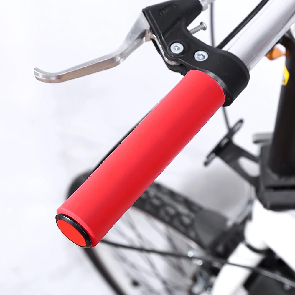 2pcs Blue Comfortable Bike Handle Cov  Grip Fits For 18mm Diamet  Hanldebar(blue)