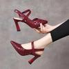 Sapatos Women Fashion Light Weight Spring Summer Hollow Out Heel Shoes Lady Elegant Office Work Pumps