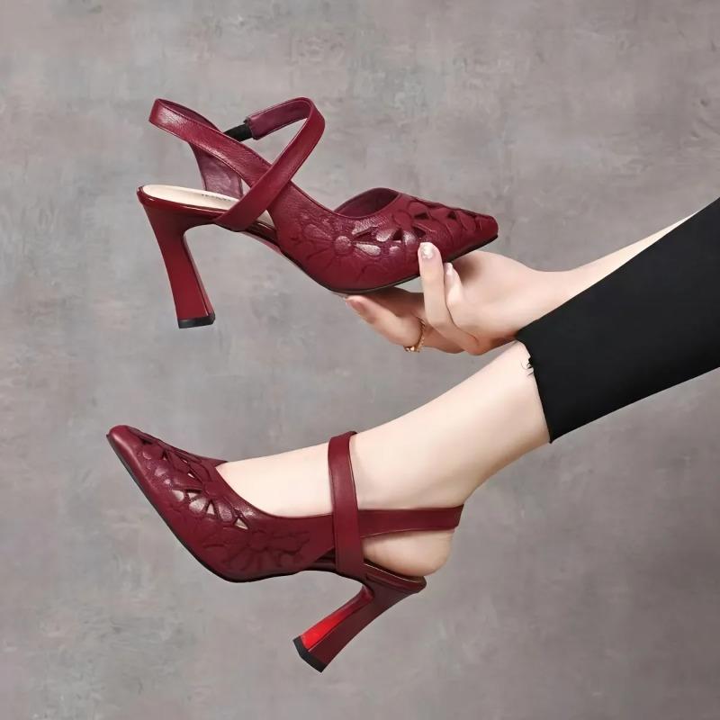 Sapatos Women Fashion Light Weight Spring Summer Hollow Out Heel Shoes Lady Elegant Office Work Pumps