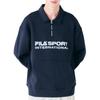 FILA Sweatshirts Men's Black Lapel Moderate Other FS2POF1133X-BLK