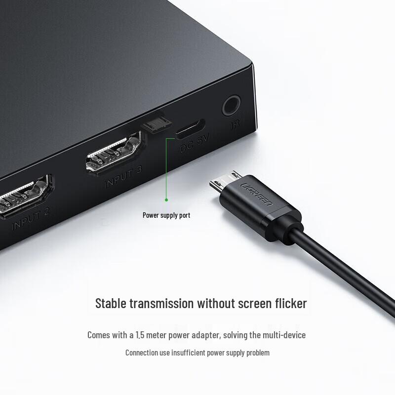 UGREEN 4K HDMI Switch 5-in-1-Out