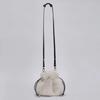 Lara Fur Drawstring Bag - Ivory (Free Gift: Lara Canvas Bag + Wool Gloves)