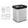 Zhuang Taitai Thickened Stainless Steel Classified Waste Bin