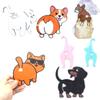 Playful 3D Printed Pet Butt Bag Sealer Clip Dishwasher Safe Portable For Cereal Chip Freezer Storage