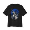 Astronaut T-Shirt Blue Planet Lost In Space Sci-Fi Graphic Black Unisex Tee