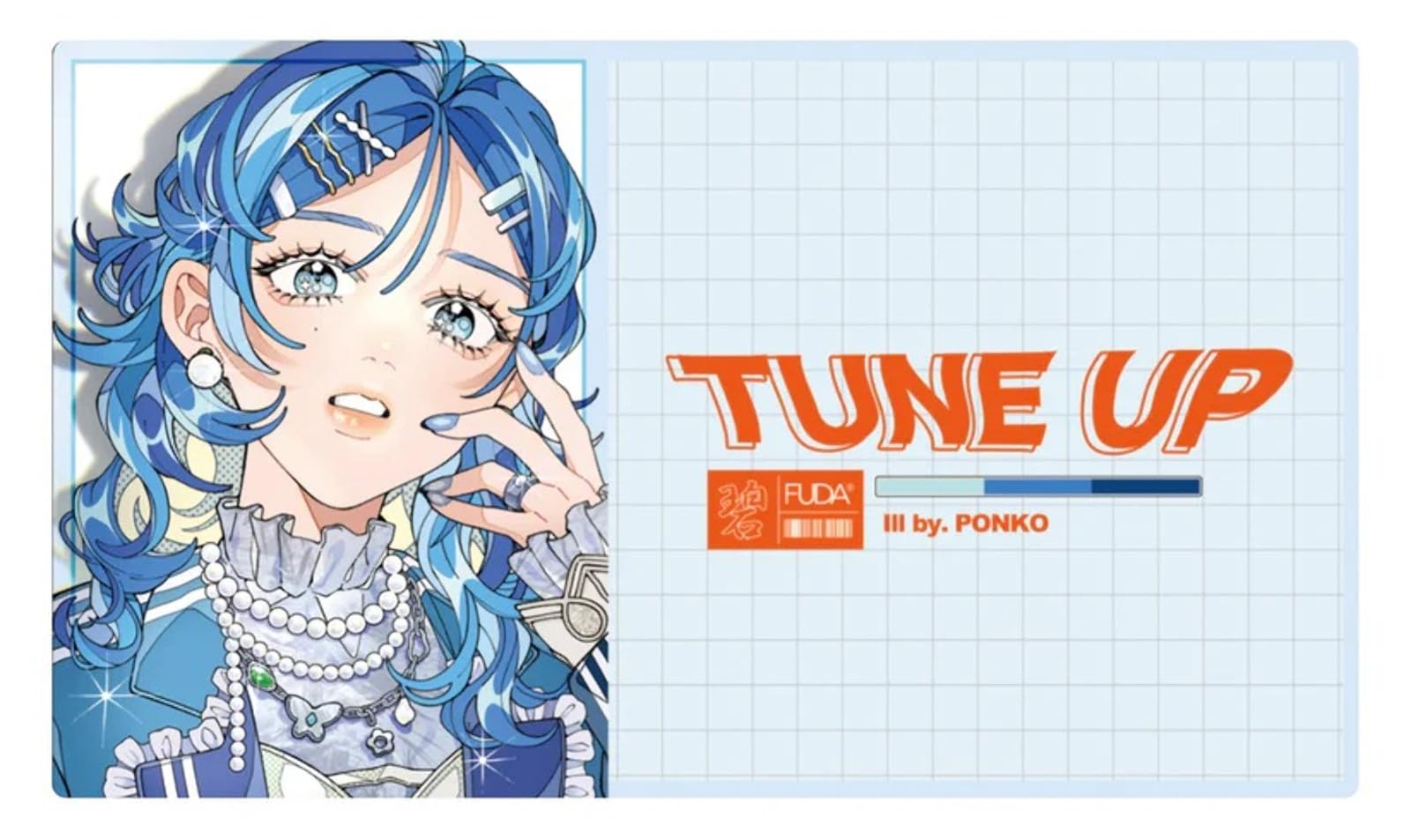 

FUDA Playmat for Trading Cards PONKO #1 PM-10