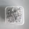 Transparent Flat Round Positioning Pins, 50-Piece Set for Sewing and DIY Crafts