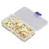 251 Pcs D Ring Picture Frame Hangers Firm Stable Photo Hanging Hardware Set with Serrated Hooks for Picture Frame