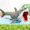 Megalodon and Great White Shark Model Toy - Marine Life Animal Ornament for Kids