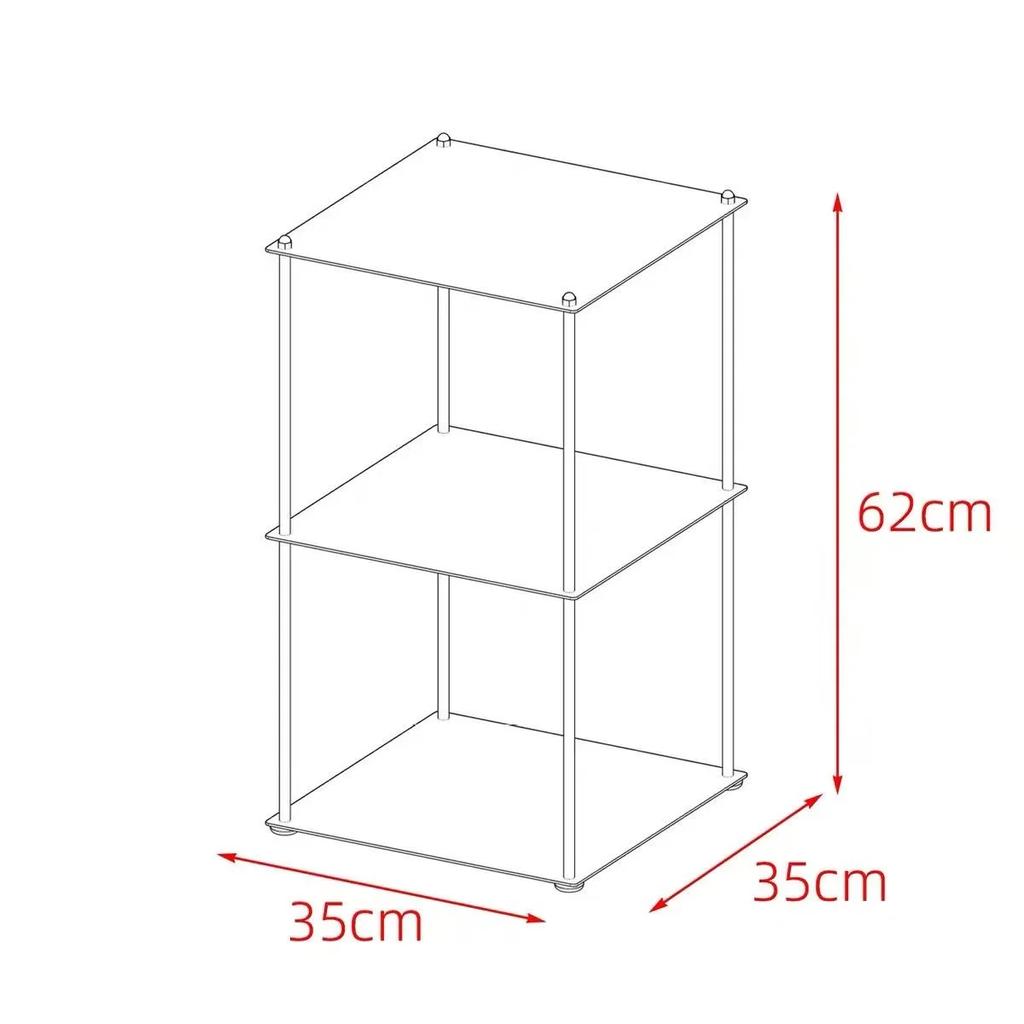 Minimalist Stainless Steel Bauhaus Shelf Living Room Storage Rack High-end Kitchen Organizers Wall Shelves Home and Garden Table