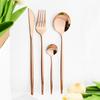 16pcs Mirror Durable Flatware Stainless Steel Cutlery Set Knife Coffee Spoon Fork Dinnerware Set Western Party Kitchen Tableware