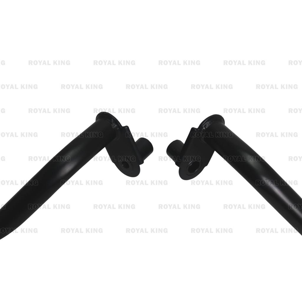 Black Octagon Engine Guard "Pair For Royal Enfield Hunter 350"