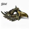 Retro Theme Mask Halloween Eagle Half Face Mask Vintage Gold Durable Color Masquerade Party Gothic Cosplay Props