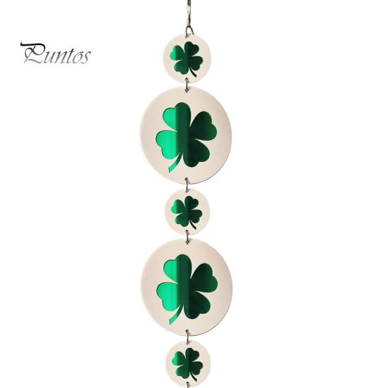 

Квітковий Ловець Сонця Ручної Роботи Акрилова Підвіска на Вікно Ловець Світла Декорація з Круглою Дерев яною Рамою для Домашнього Настінного Декору зелений