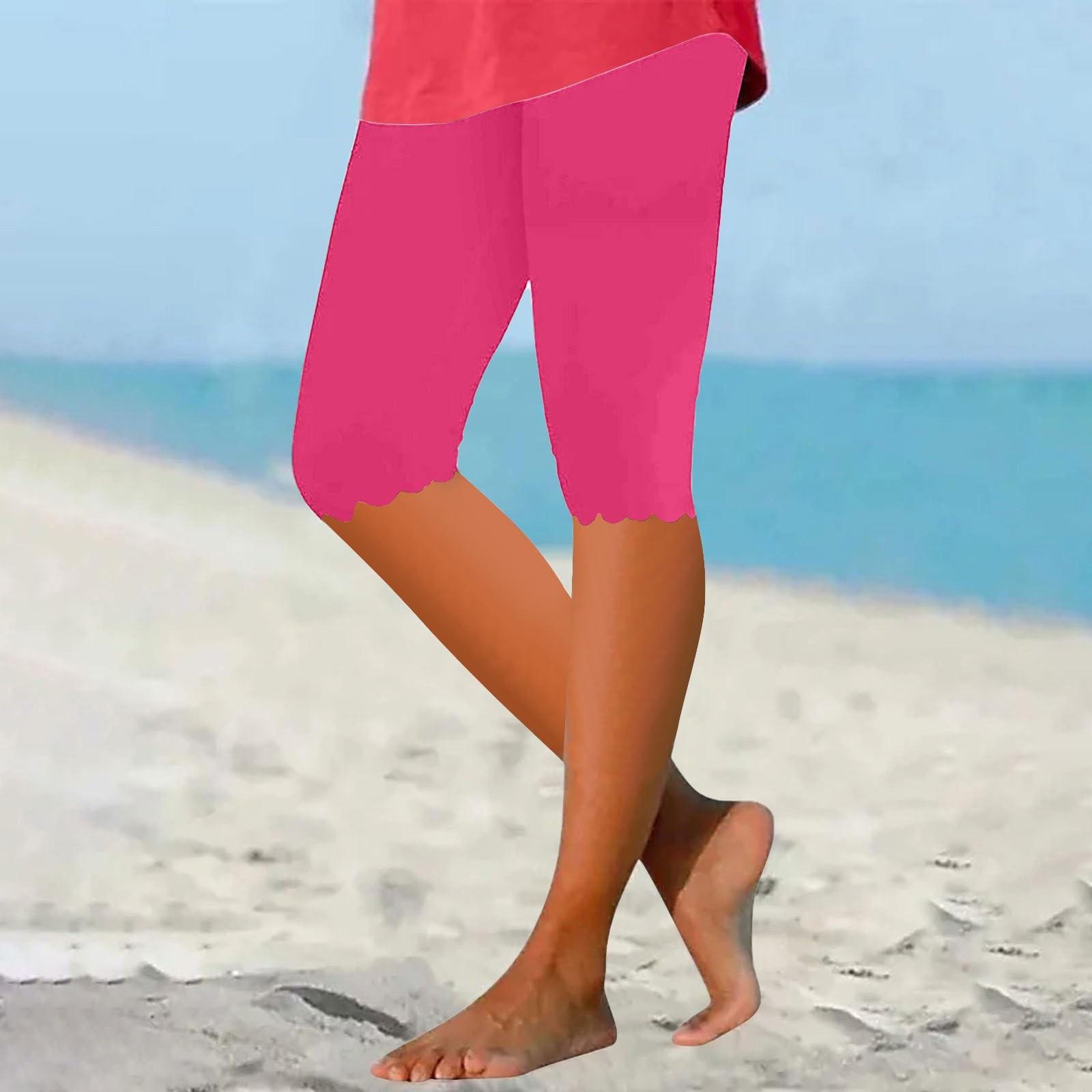 Женские повседневные леггинсы, дышащие капри, цветные йога-штаны M