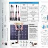Power Solar Connectors 20A Y-Branch Cable, Solar Cable Parallel Adaptor In Pair For Solar Panel 1*M/Ff+1*F/Mm Black Red Power