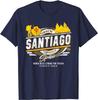 Camino De Santiago Spagna Pellegrino Buen Camino T-shirt Unisex Manica Corta Casual Cotone Girocollo T-shirt Estiva