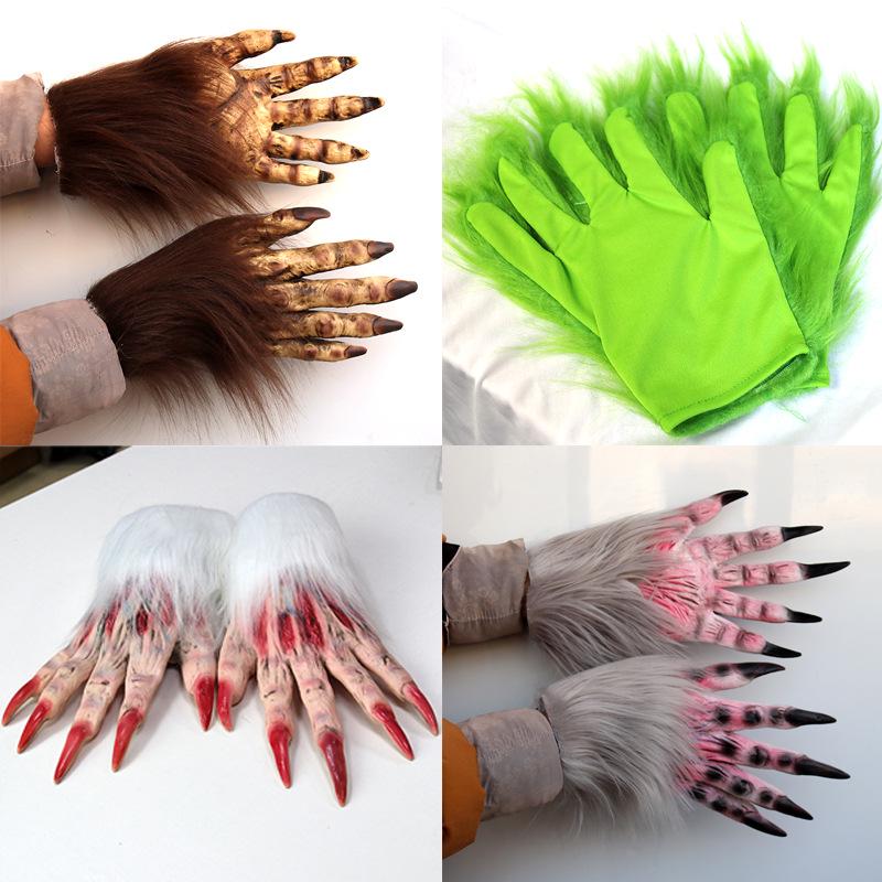 Unisex Scary Ghost Claw Gloves Halloween Costume Accessories for Masquerade, Pranks, and Photo Props