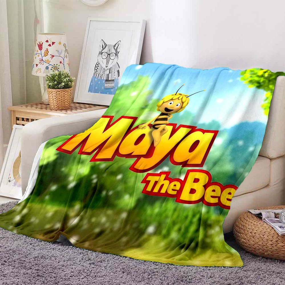 Maya Bee Blanket, High quality Comfortable for All Seasons, Home Decor, Warmth and Comfort