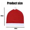 Santa Hat Car Decoration Christmas Car Seat Headrest Cover Seat Protection Christmas Ornaments Car Seat Accessories