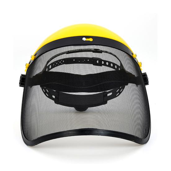 Ochronna osłona twarzy Safety Osłona leśna z metalowym wizjerem Kask ochronny do obróbki drewna do piły łańcuchowej, prac na podwórku, wycinania chwastów, ścinania drzew