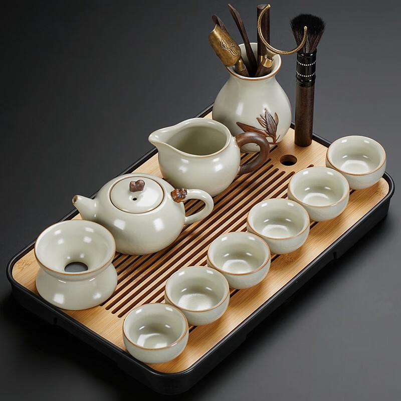 Ru Kiln Ceramic Kung Fu Tea Set