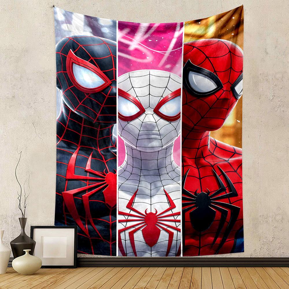 "Spider Trio Design Tapestry Art" Patterned Tapestry Decorative Wall Hanging, Home Bedroom Living Room Decor