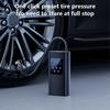 Wireless Smart Portable Digital Display Tire Inflator One Touch Fast Inflation with LED Light for Car Motorcycle Bike