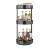 Rotating 3-Tier Carbon Steel Spice Rack