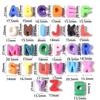 10pcs/lot Colorful Acrylic Alphabet Beads A-Z Letters Big Hole Loose Beads For DIY Keychains Bracelet Jewelry Decor Accessories
