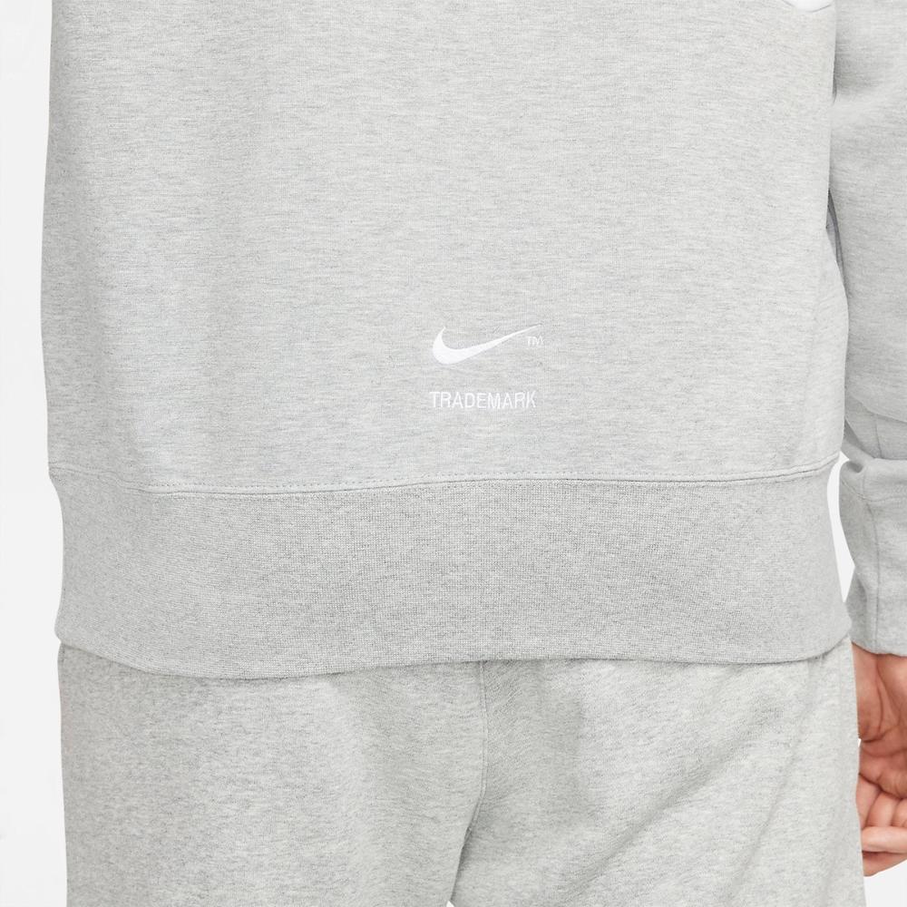 Nike Tech Fleece Color Block Hettegenser med Stort Logotrykk Menn Sportsklær Topper Grå DD8223-063