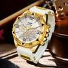 Silicone Strap Watch Fashion Casual Trend Men'S Quartz Watch Large Dial Business Men'S Watch