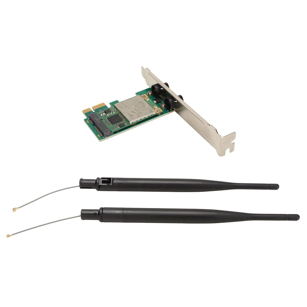 512AN MMW 300Mbps 2.4GHz 5.0GHz Mini PCIE Wireless WLAN Card Plug and Play PCIE To Mini PCIE Adapter for Laptop
