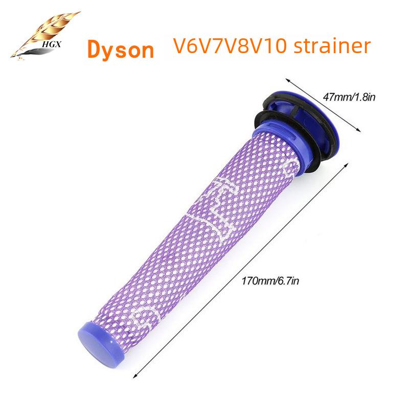 Acessórios compatíveis com Dyson V6: DC58, 59, 62, 74 – Filtro, Mangueira de Sucção Plana, Cabeça de Sucção