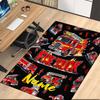Custom Name Fire Truck Printed Carpet, for Office Chair Living Room Bedroom Kitchen Room Decor Gifts.