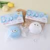 1 Piece Handmade Flocking Fluid Snowball Stress Relief Squishy Toy Mochi Slow Rebound New Fidget Props Birthday Party Gift