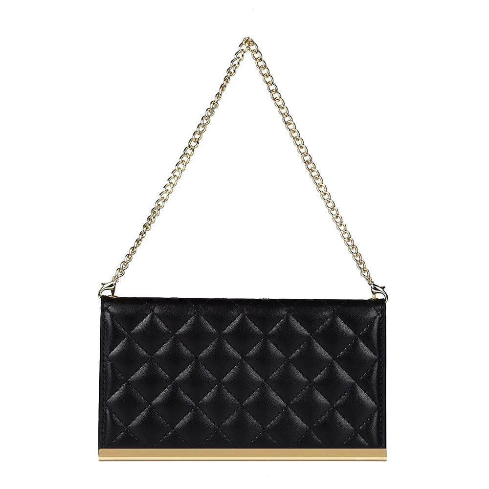 

Роскошный кожаный чехол-кошелек для телефона для iPhone 14 13 12 11 Pro XR X Xs Max 8 7 Plus, женские сумки на плечо, чехол For iPhone 11 чёрный