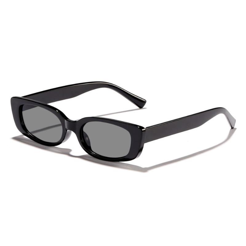Latest Vintage Retro Small Frame Rectangular Fashionableable Sunglasses for Women Jelly Colored Sunshade Sun Eyeglasses UV400 Glasses