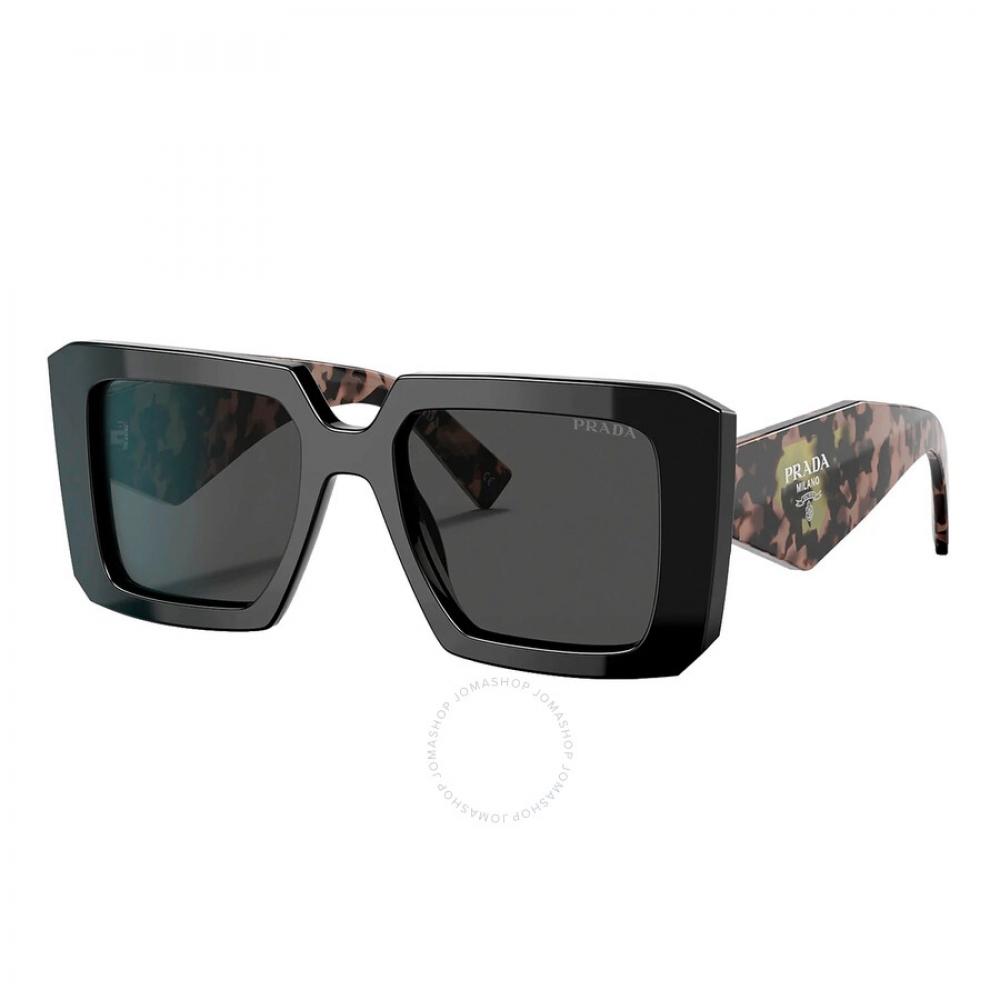 

Prada Dark Gray Square Ladies Sunglasses PR 23YS 1AB5S0 51