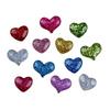 Hot Sale 100pcs/Bag Small Size DIY Resin Glitter Heart Cabochon Flat Back Artificial Style for Souvenirs