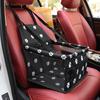 Borsa Portacani da Auto Impermeabile Cesta Amaca Pieghevole Borsa Trasportino per Animali Domestici Gatti Cani Piccoli Sicurezza Viaggio Borsa a Rete
