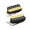 FLEOR Electric Guitar Humbucker Pickups, Ceramic Double Coil, Bridge & Neck Pickup Set - Zebra