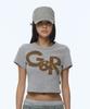Gillaakaibeu Lettering Graphic Military Cap_Beige