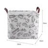 Large Waterproof Cotton Linen Storage Basket for Laundry and Toys